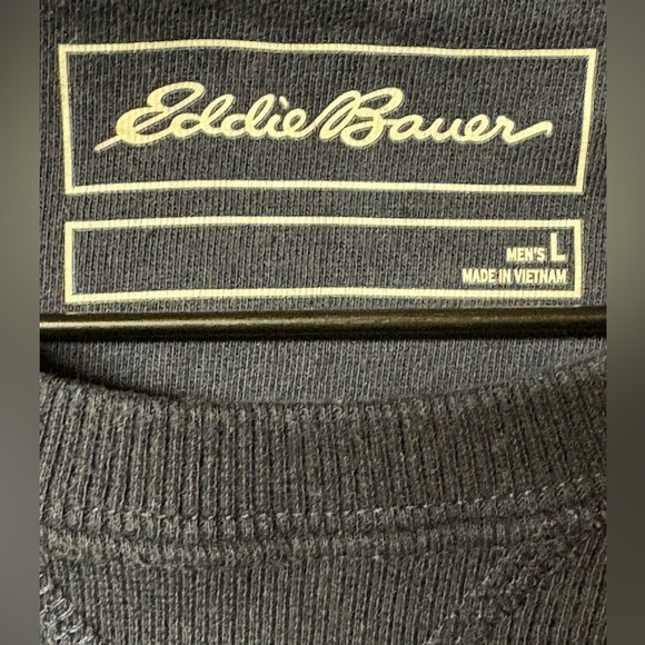 Eddie Bauer Gray and Blue Long Sleeve Shirts - Picture 2 of 4